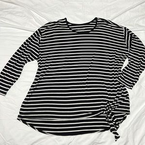 Torrid Super Soft tie front  long sleeve tee